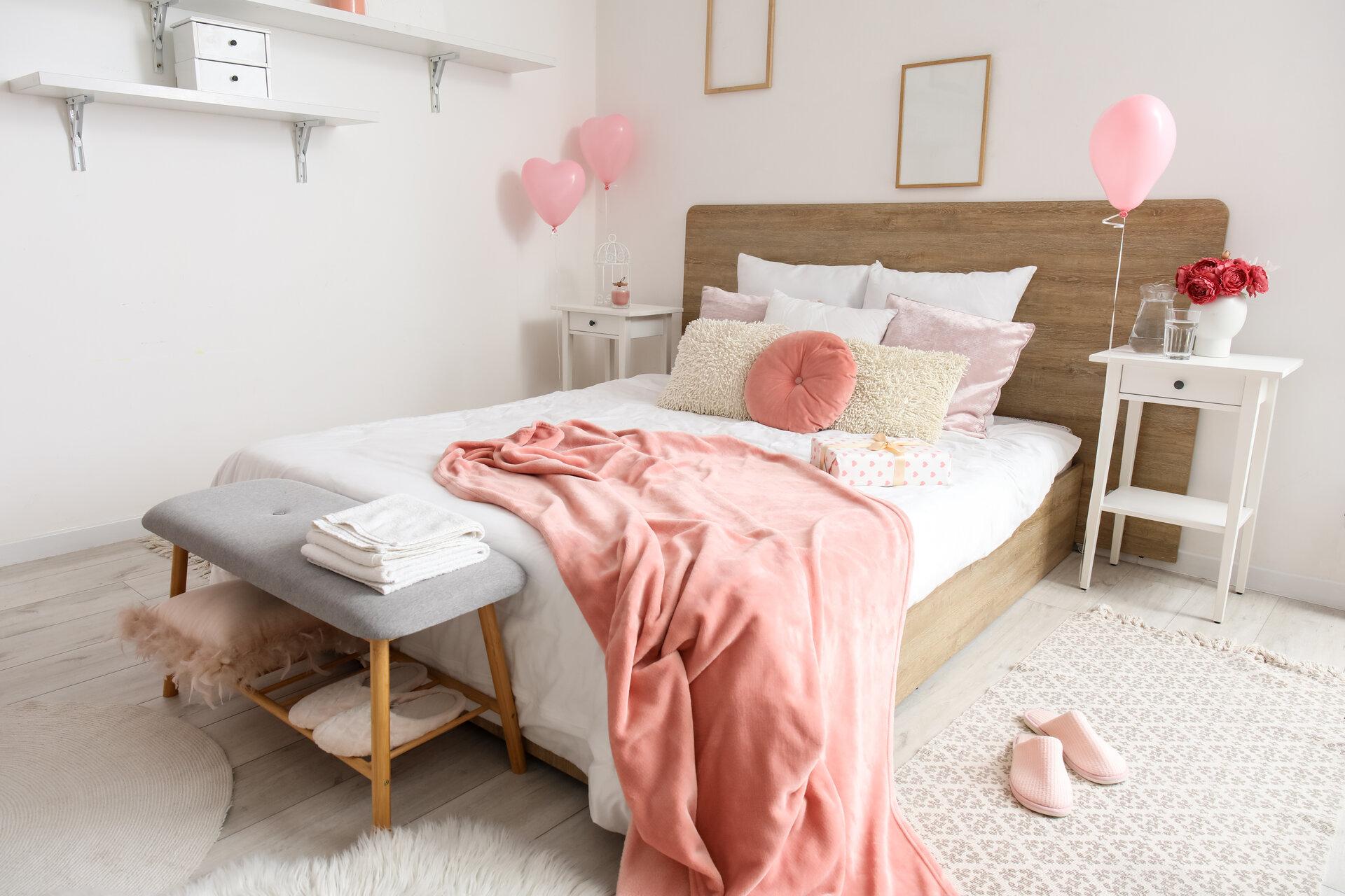 Schlazimmer - Bett mit Bettbank