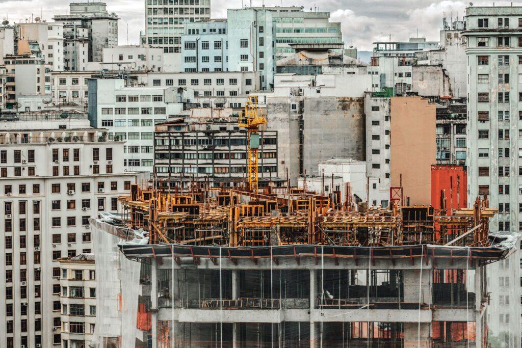 Urbanes viertel in brasilien